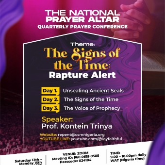 2025 3rd Quarterly Prayer Conference